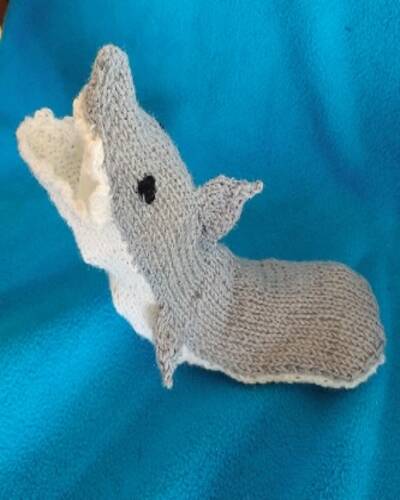 Child Shark Socks / Slippers image